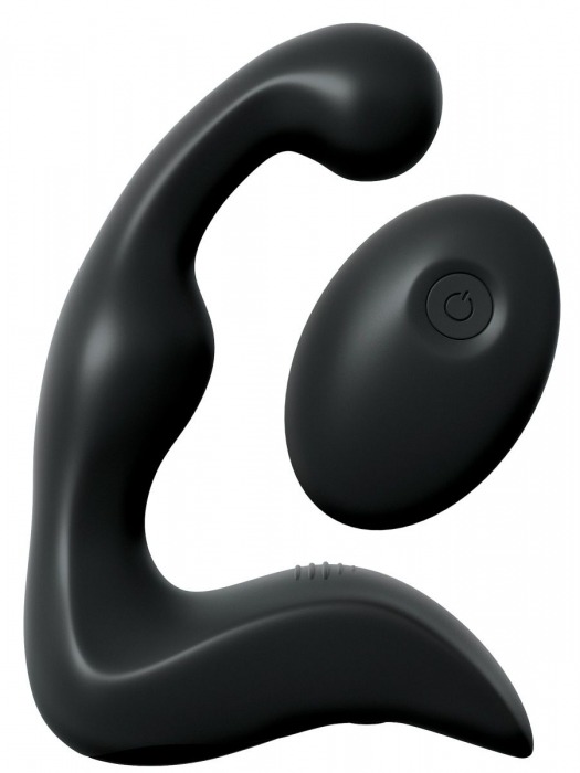 Черный вибромассажер простаты с пультом ДУ Control P-Spot Pro - Pipedream - в Нижнекамске купить с доставкой
