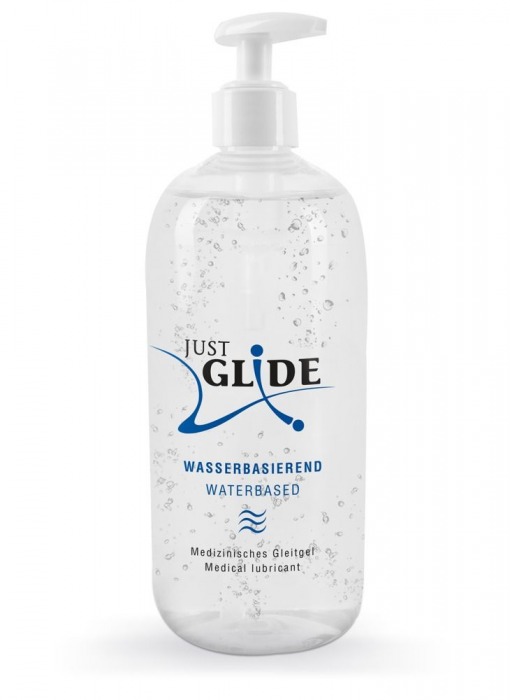 Гель-смазка на водной основе Just Glide с дозатором - 500 мл. - Orion - купить с доставкой в Нижнекамске