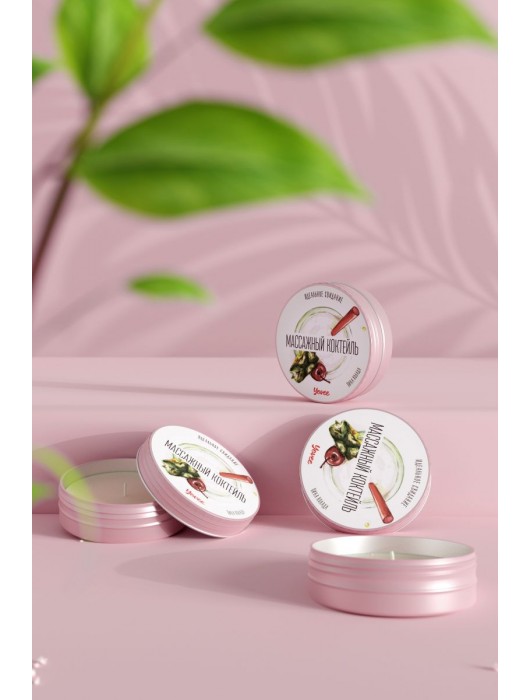 Массажная свеча «Массажный коктейль» с ароматом пина колады - 30 мл. - ToyFa - купить с доставкой в Нижнекамске