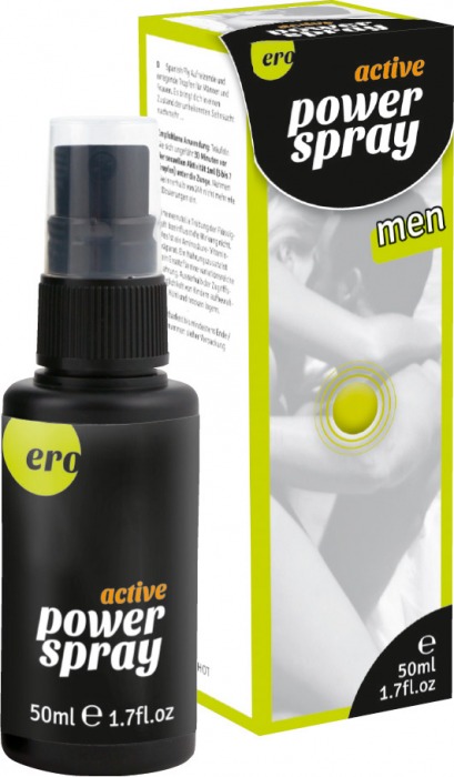Стимулирующий спрей для мужчин Active Power Spray - 50 мл. - Ero - купить с доставкой в Нижнекамске