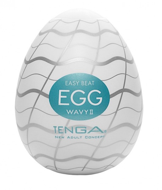 Мастурбатор-яйцо EGG Wavy II - Tenga - в Нижнекамске купить с доставкой