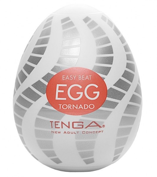 Мастурбатор-яйцо EGG Tornado - Tenga - в Нижнекамске купить с доставкой
