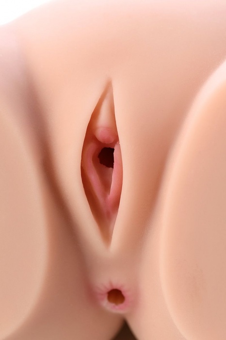 Мастурбатор-полуторс Cherry с вибрацией и двумя любовными тоннелями - KOKOS - в Нижнекамске купить с доставкой