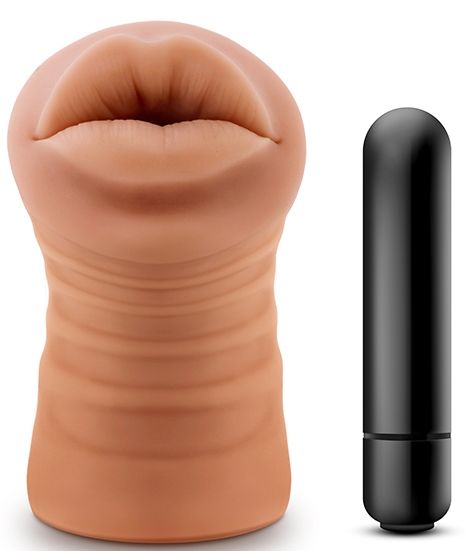 Кофейный мастурбатор-ротик Isabella - Blush Novelties - в Нижнекамске купить с доставкой