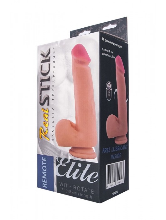 Перезаряжаемый ротатор с пультом ДУ - 18 см. - ToyFa