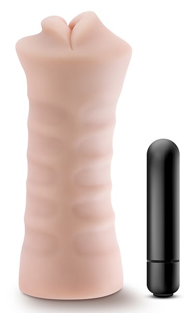 Телесный мастурбатор-ротик Angie - Blush Novelties - в Нижнекамске купить с доставкой