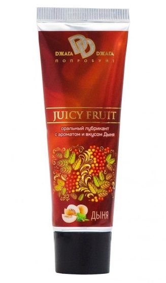 Интимный съедобный лубрикант JUICY FRUIT с ароматом дыни - 30 мл. - БиоМед - купить с доставкой в Нижнекамске