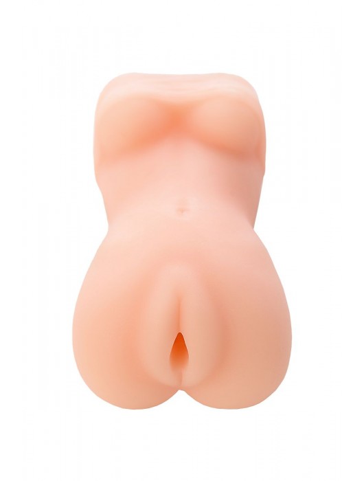 Телесный мастурбатор в виде женской фигурки - Toyfa Basic - в Нижнекамске купить с доставкой