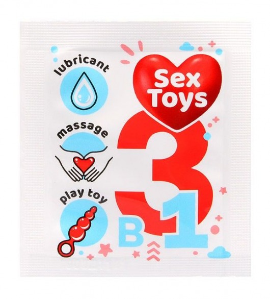 Гель-лубрикант на водной основе Sex Toys - 4 гр. - Биоритм - купить с доставкой в Нижнекамске