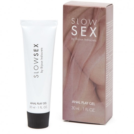 Лубрикант на водной основе Slow Sex Anal Play Gel - 30 мл. - Bijoux Indiscrets - купить с доставкой в Нижнекамске