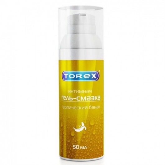 Гель-смазка на водной основе Torex  Тропический банан  - 50 мл. - Torex - купить с доставкой в Нижнекамске