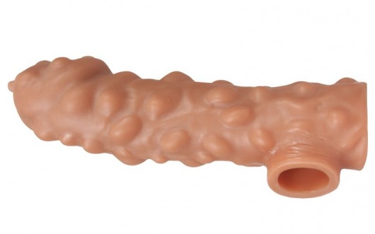 Насадка на фаллос с крупными бугорками EXTREME SLEEVE - 15,6 см. - KOKOS - в Нижнекамске купить с доставкой