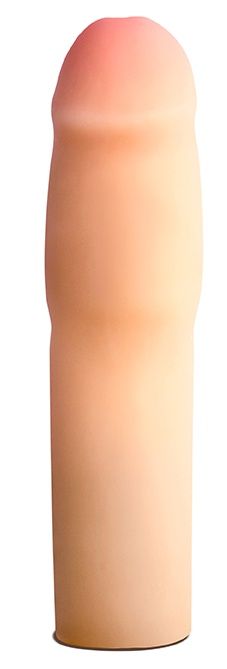 Телесная насадка-удлинитель на пенис PERFORMANCE 1.5INCH COCK XTENDER - 16 см. - Blush Novelties - в Нижнекамске купить с доставкой