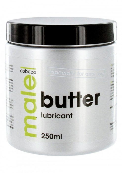 Анальный лубрикант MALE Cobeco Butter Lubricant - 250 мл. - Cobeco - купить с доставкой в Нижнекамске