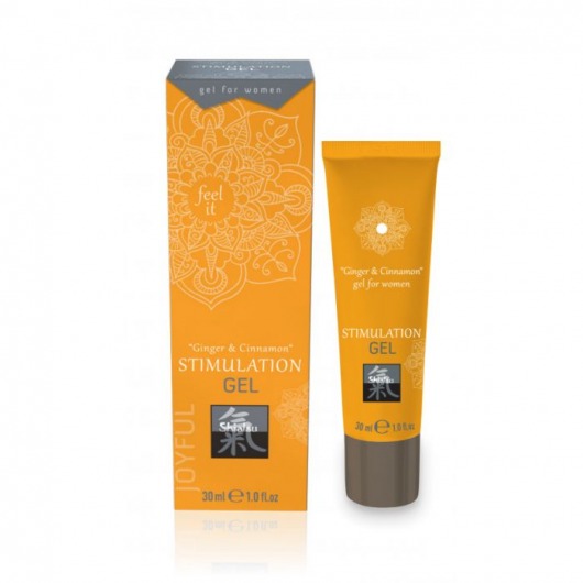 Возбуждающий интимный гель STIMULATION GEL Ginger   Cinnamon - 30 мл. - Shiatsu - купить с доставкой в Нижнекамске