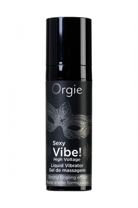 Гель для массажа ORGIE Sexy Vibe High Voltage с эффектом вибрации - 15 мл. - ORGIE - купить с доставкой в Нижнекамске