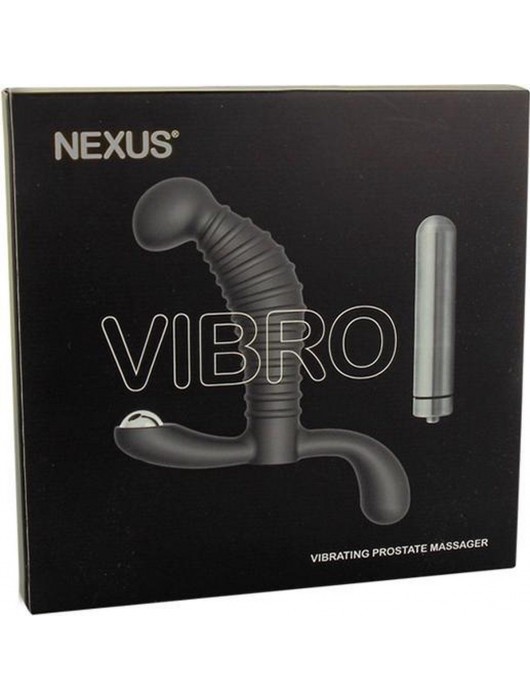 Стимулятор простаты Nexus Vibro Black - 10,2 см. - Nexus Range - в Нижнекамске купить с доставкой
