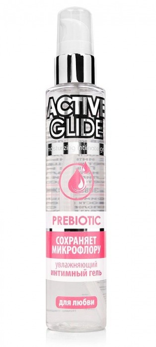 Увлажняющий интимный гель Active Glide Prebiotic - 100 гр. - Биоритм - купить с доставкой в Нижнекамске