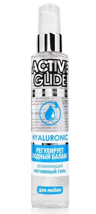 Увлажняющий интимный гель Active Glide Hyaluronic - 100 гр. - Биоритм - купить с доставкой в Нижнекамске