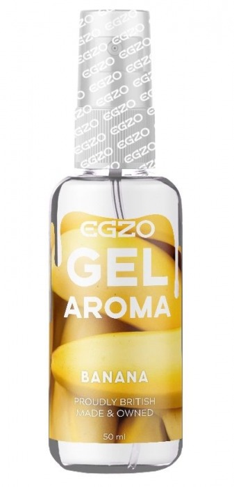 Интимный лубрикант EGZO AROMA с ароматом банана - 50 мл. - EGZO - купить с доставкой в Нижнекамске