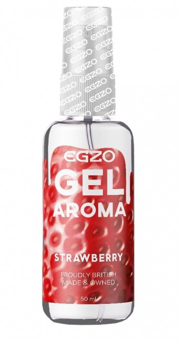 Интимный лубрикант EGZO AROMA с ароматом клубники - 50 мл. - EGZO - купить с доставкой в Нижнекамске