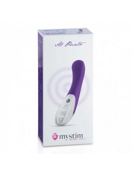 Фиолетовый вибратор Mystim Al Punto - 25 см. - MyStim