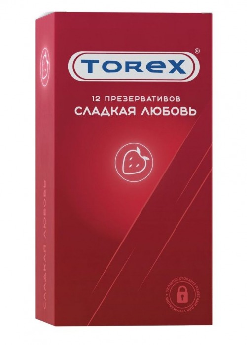 Презервативы Torex  Сладкая любовь  с ароматом клубники - 12 шт. - Torex - купить с доставкой в Нижнекамске