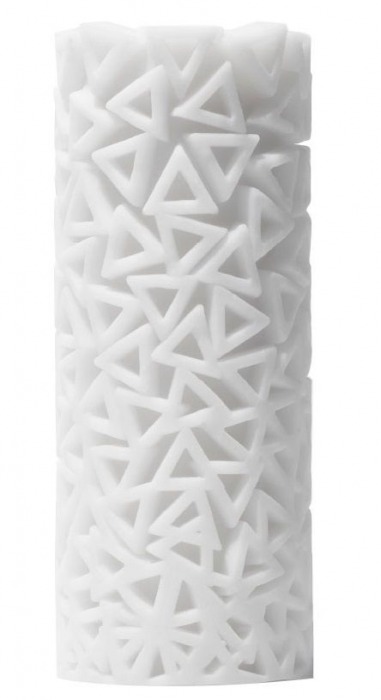 Белый 3D мастурбатор PILE - Tenga - в Нижнекамске купить с доставкой