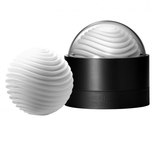 Белый мастурбатор Tenga Geo Aqua - Tenga - в Нижнекамске купить с доставкой
