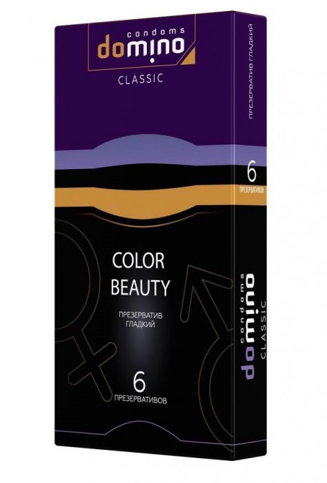 Разноцветные презервативы DOMINO Colour Beauty - 6 шт. - Domino - купить с доставкой в Нижнекамске