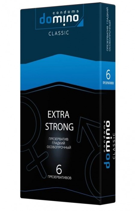 Суперпрочные презервативы DOMINO Extra Strong - 6 шт. - Domino - купить с доставкой в Нижнекамске