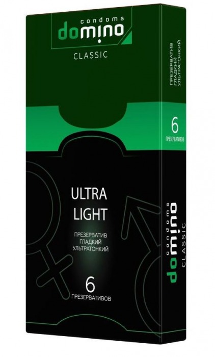 Супертонкие презервативы DOMINO Ultra Light - 6 шт. - Domino - купить с доставкой в Нижнекамске