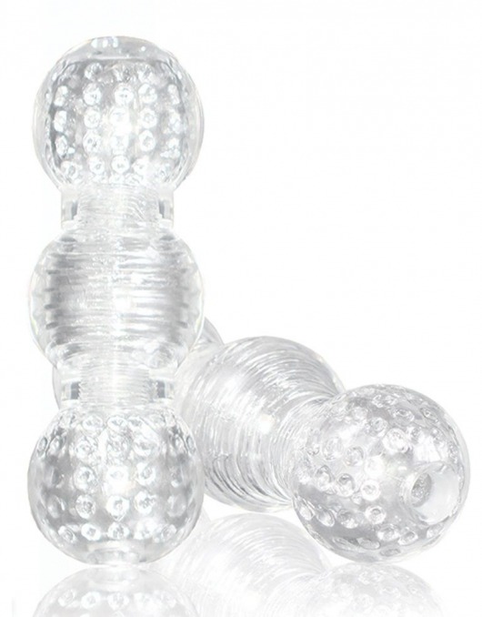 Прозрачный фигурный мастурбатор Master Stroker - Blush Novelties - в Нижнекамске купить с доставкой
