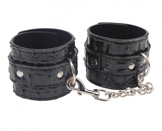 Черные наручники Surrender Wrist Restraints - Chisa - купить с доставкой в Нижнекамске