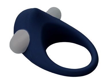 Гладкое синее эрекционное виброкольцо STIMU RING - Dream Toys - в Нижнекамске купить с доставкой
