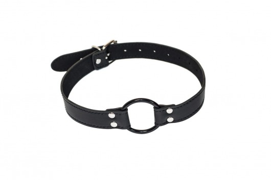 Черный кляп-кольцо Modesty - Lola Games - купить с доставкой в Нижнекамске