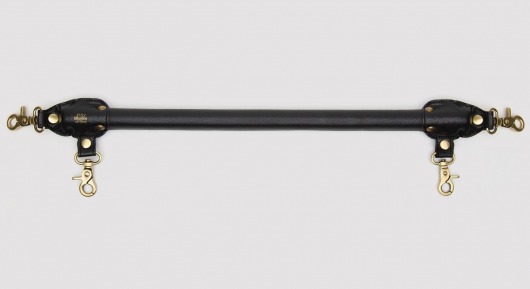 Черная распорка для ног Bound to You Faux Leather Spreader Bar - 50,8 см. - Fifty Shades of Grey - купить с доставкой в Нижнекамске