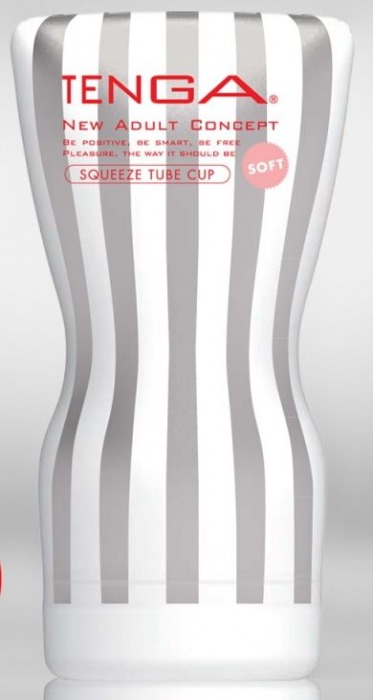 Мастурбатор TENGA Squeeze Tube Cup Soft - Tenga - в Нижнекамске купить с доставкой