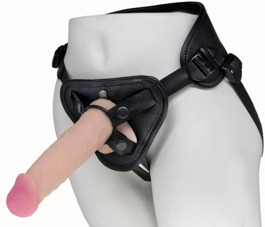Пояс харнесс BEST UNI strap с 2 сменными насадками - 18,5 и 16 см. - LOVETOY (А-Полимер) - купить с доставкой в Нижнекамске