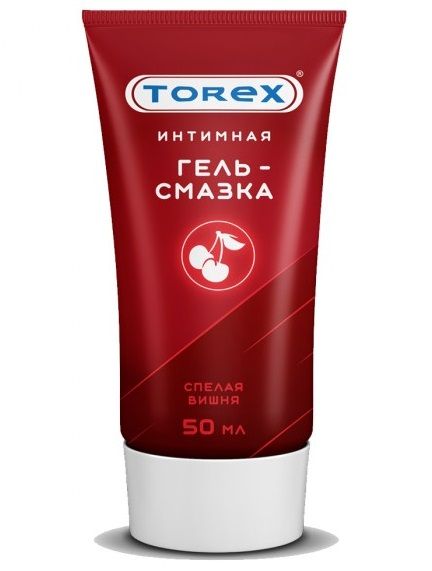 Смазка на водной основе TOREX  Спелая вишня  - 50 мл. - Torex - купить с доставкой в Нижнекамске