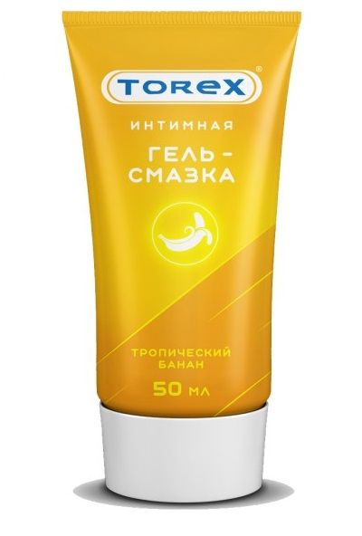 Смазка на водной основе TOREX  Тропический банан  - 50 мл. - Torex - купить с доставкой в Нижнекамске