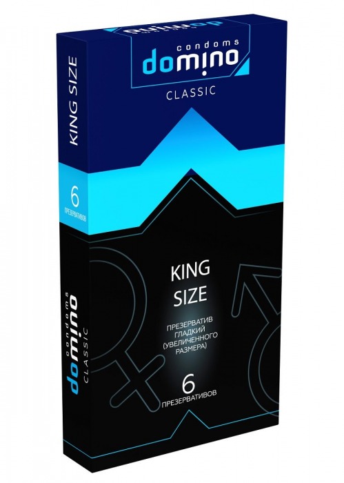 Презервативы увеличенного размера DOMINO Classic King size - 6 шт. - Domino - купить с доставкой в Нижнекамске