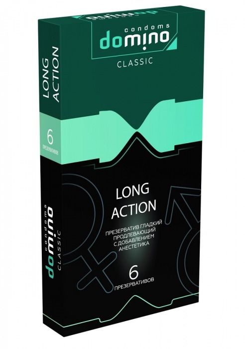 Презервативы с пролонгирующим эффектом DOMINO Classic Long action - 6 шт. - Domino - купить с доставкой в Нижнекамске