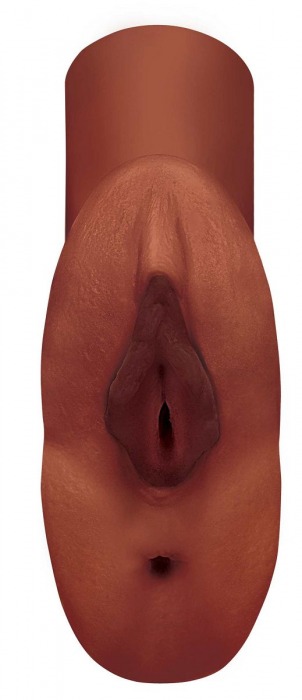 Коричневый мастурбатор Perfect Pussy Double Stroker - Pipedream - в Нижнекамске купить с доставкой