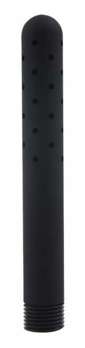 Черная насадка для анального душа ANAL DOUCHE - 15 см. - Dream Toys - купить с доставкой в Нижнекамске