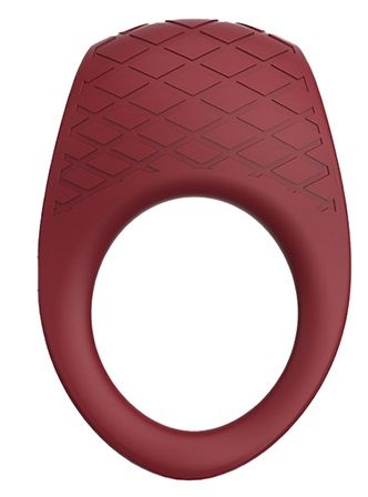 Бордовое эрекционное виброкольцо Ivy - Dream Toys - в Нижнекамске купить с доставкой