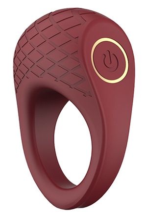 Бордовое эрекционное виброкольцо Ivy - Dream Toys - в Нижнекамске купить с доставкой