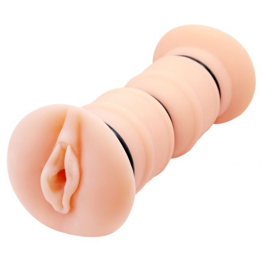Телесный вибромастурбатор-вагина Michelle - Baile - в Нижнекамске купить с доставкой