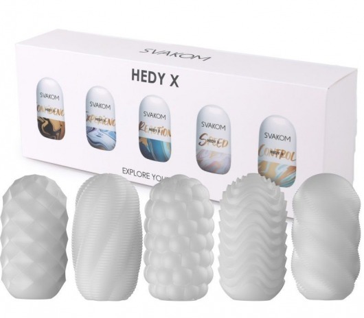 Набор из 5 мастурбаторов Hedy X5 Mixed - Svakom - в Нижнекамске купить с доставкой