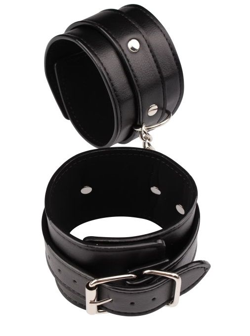 Черные оковы Classic Ankle Cuffs - Chisa - купить с доставкой в Нижнекамске